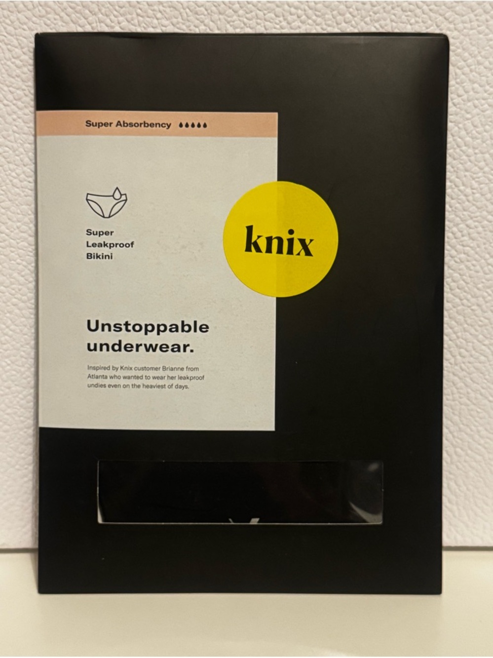 NEW Knix Super Leakproof Bikini - Black Size M
